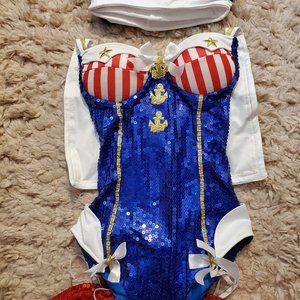 Deluxe Seaside Sailor Costume M Party King